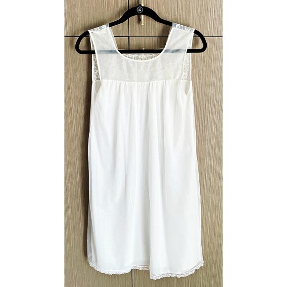 VTG Radcliffe 40s MCM Sheer Lace Babydoll Robe Gown Boudoir Love Regencycore - Picture 8 of 9